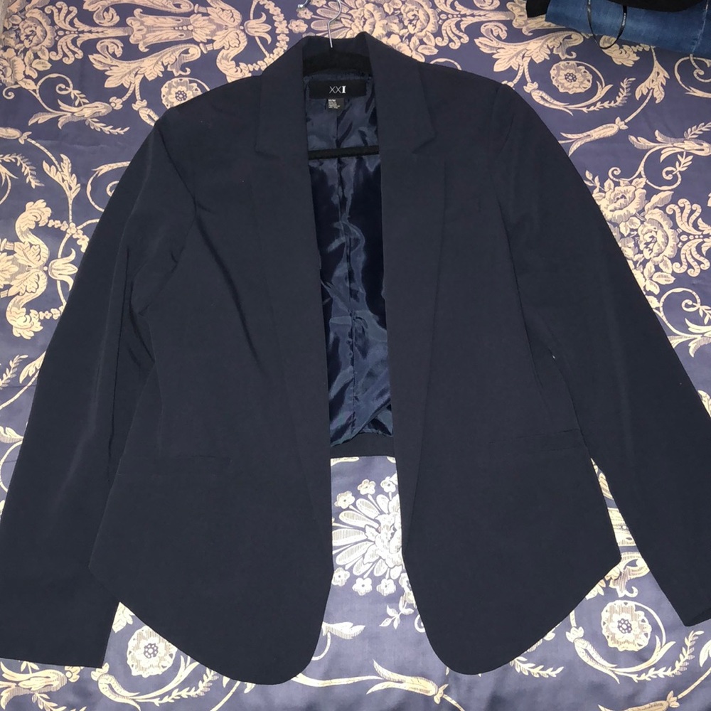 Forever 21 Navy Blue Blazer